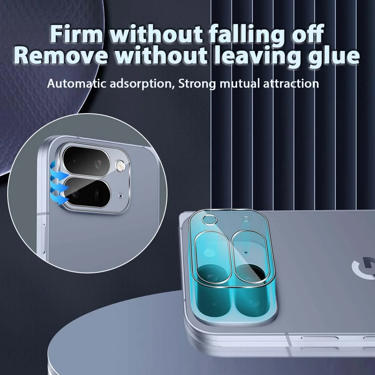 محافظ لنز دوربین شیشه ای Lutree برای گوگل پیکسل 10 پرو فولد، بسته 2 عددی، سختی 9H، ضد خش، شیشه محافظ لنز، محافظ صفحه نمایش دوربین عقب HD