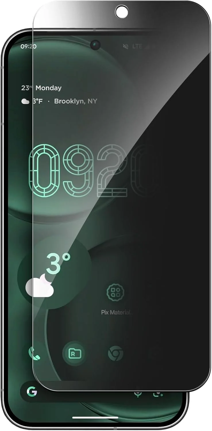محافظ صفحه نمایش شیشه ای حرارت دیده magglass برای Google Pixel 9/9 Pro، سازگار با باز کردن قفل اثر انگشت به همراه اپلیکاتور تراز آسان (6.3 اینچ) محافظ صفحه نمایش شیشه ای حرارت دیده magglass برای Google Pixel 9/9 Pro، سازگار با باز کردن قفل اثر انگشت به همراه اپلیکاتور تراز آسان (6.3 اینچ)