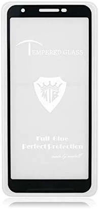 محافظ صفحه نمایش شیشه ای حرارت دیده ZCLINXHEFSDSS مخصوص گوشی هوشمند، تمام صفحه، چسب کامل، ضد اثر انگشت، مناسب برای گوگل پیکسل 3a (مشکی)، محافظ LCD