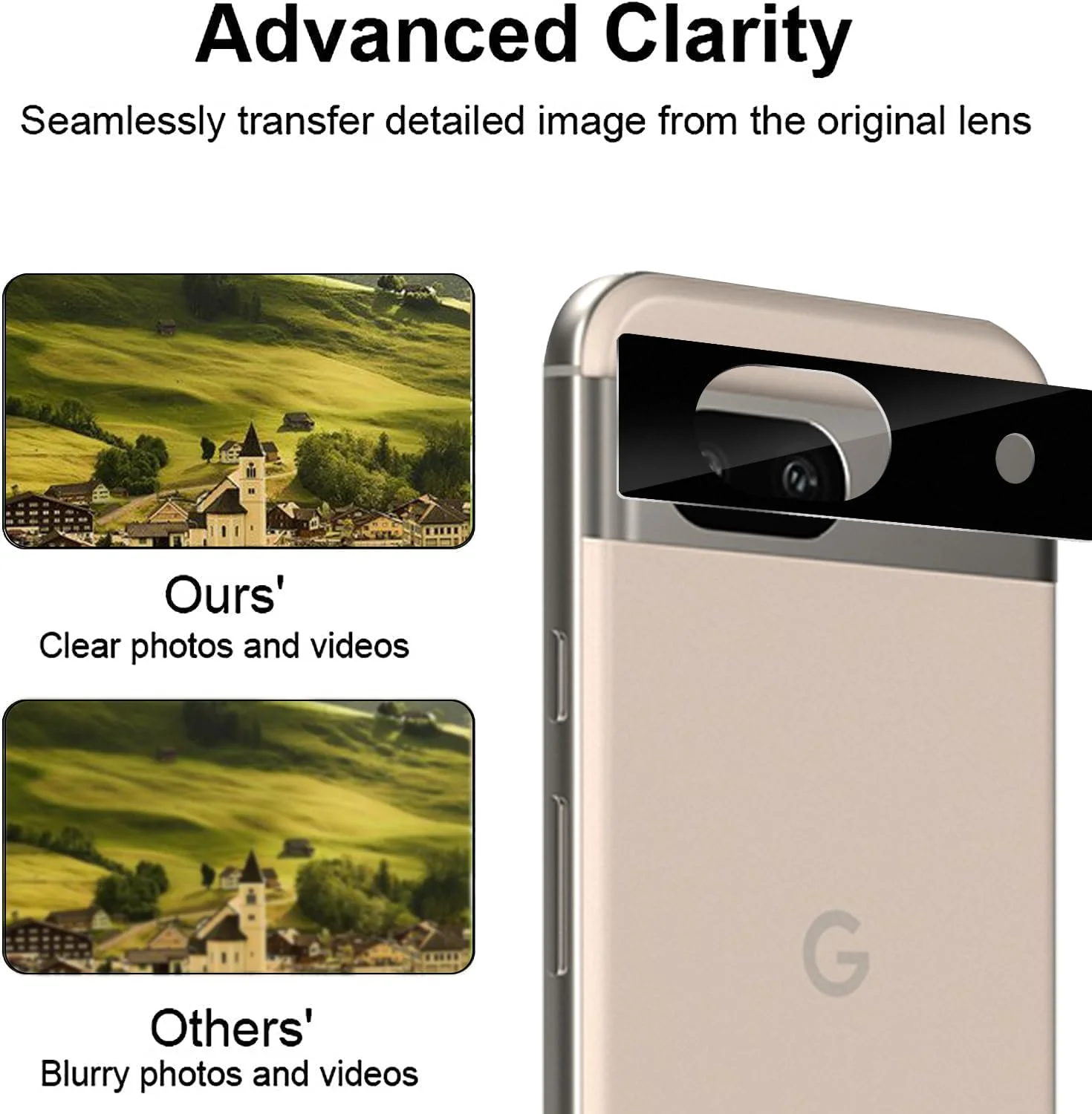 محافظ لنز دوربین گوشی گوگل پیکسل 8A فیلیه، 3 عدد، شیشه حرارت دیده 9H ضد خش برای گوگل پیکسل 8A محافظ لنز دوربین گوشی گوگل پیکسل 8A فیلیه، 3 عدد، شیشه حرارت دیده 9H ضد خش برای گوگل پیکسل 8A