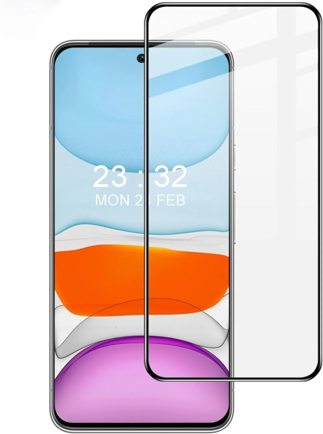 محافظ صفحه نمایش شیشه ای تمپر شده برای گوگل پیکسل فولد، سختی سطح 9H، پوشش کامل صفحه نمایش، سری Pro+ (رنگ: رنگ 3)