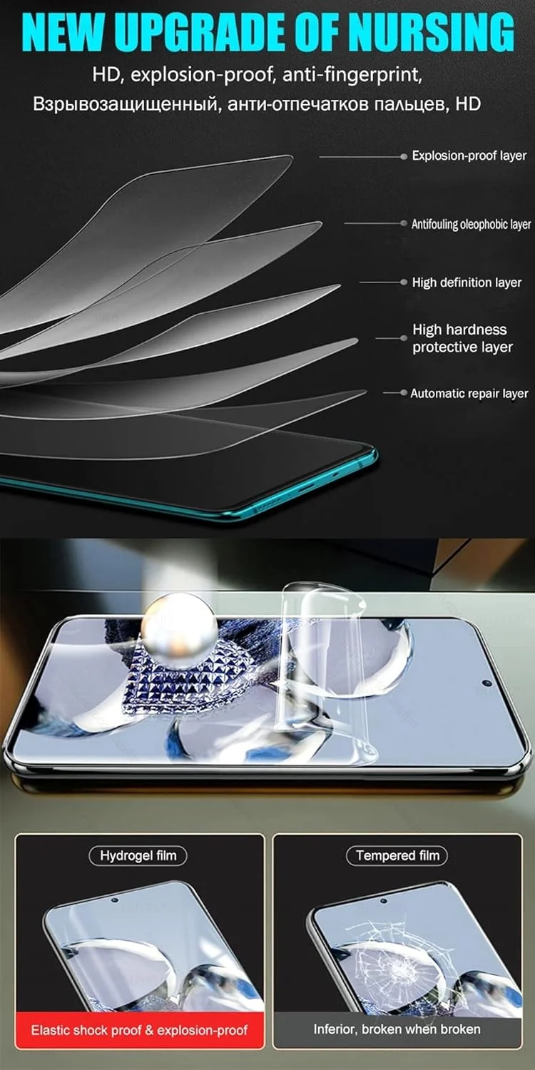 محافظ صفحه نمایش هیدروژلی Snailcanfly دو عددی برای گوگل پیکسل 7 6.3 اینچ، حساسیت بالا، انعطاف پذیر، شفاف، TPU، ضد انفجار، بدون شیشه حرارت دیده محافظ صفحه نمایش هیدروژلی Snailcanfly دو عددی برای گوگل پیکسل 7 6.3 اینچ، حساسیت بالا، انعطاف پذیر، شفاف، TPU، ضد انفجار، بدون شیشه حرارت دیده