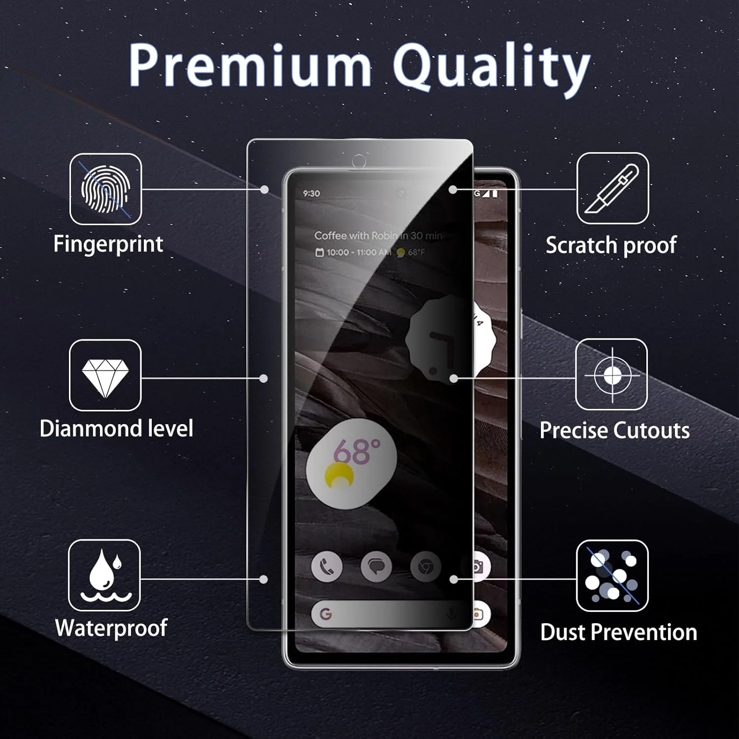 بسته 4 عددی محافظ صفحه نمایش حریم خصوصی برای گوگل پیکسل 7a، محافظ شیشه ای حرارت دیده حریم خصوصی، 2 عدد شیشه محافظ ضد جاسوسی + 2 عدد محافظ دوربین، فیلم حریم خصوصی ضد دید زدن، شیشه محافظ ضد جاسوسی بسته 4 عددی محافظ صفحه نمایش حریم خصوصی برای گوگل پیکسل 7a، محافظ شیشه ای حرارت دیده حریم خصوصی، 2 عدد شیشه محافظ ضد جاسوسی + 2 عدد محافظ دوربین، فیلم حریم خصوصی ضد دید زدن، شیشه محافظ ضد جاسوسی