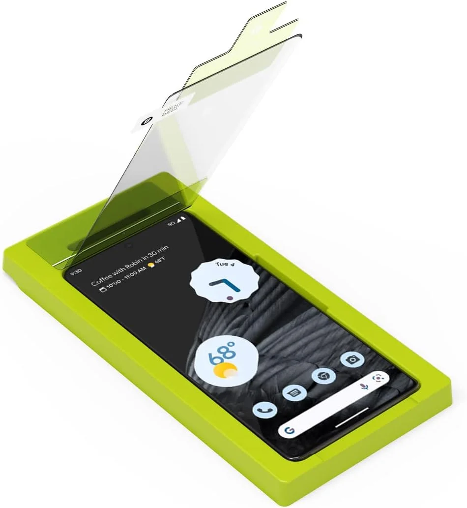 محافظ صفحه نمایش شیشه ای حرارت دیده PureGear Maximum Clarity HD برای گوگل پیکسل 7 پرو (6.7 اینچ) 2022، بدون حباب، دقت لمسی و کشیدن انگشت، سازگار با قاب، دارای سینی نصب محافظ صفحه نمایش شیشه ای حرارت دیده PureGear Maximum Clarity HD برای گوگل پیکسل 7 پرو (6.7 اینچ) 2022، بدون حباب، دقت لمسی و کشیدن انگشت، سازگار با قاب، دارای سینی نصب