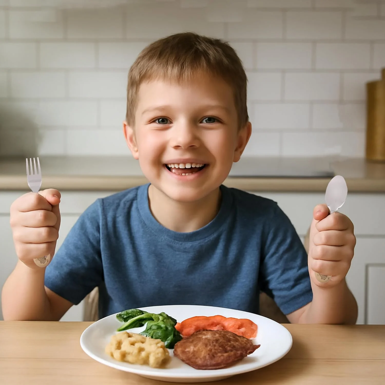 ست قاشق، چنگال و چاقوی کودک CRAVISTA با جعبه - استیل ضد زنگ مناسب جعبه غذا - کارد و چنگال فلزی با جعبه قابل حمل برای مسافرت، پیک نیک، مدرسه ست قاشق، چنگال و چاقوی کودک CRAVISTA با جعبه - استیل ضد زنگ مناسب جعبه غذا - کارد و چنگال فلزی با جعبه قابل حمل برای مسافرت، پیک نیک، مدرسه