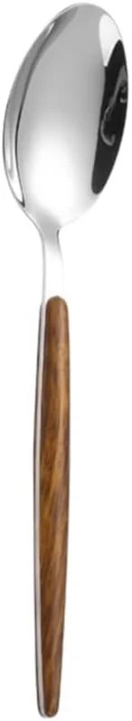 ست کارد و چنگال استیل 16 پارچه Sas Classic Classic & Simple - نقره ای گرید غذایی 430 با دسته های چوبی ABS برای 4 نفر، پرداخت آینه ای - شامل قاشق، چنگال، چاقوی استیک ست کارد و چنگال استیل 16 پارچه Sas Classic Classic & Simple - نقره ای گرید غذایی 430 با دسته های چوبی ABS برای 4 نفر، پرداخت آینه ای - شامل قاشق، چنگال، چاقوی استیک