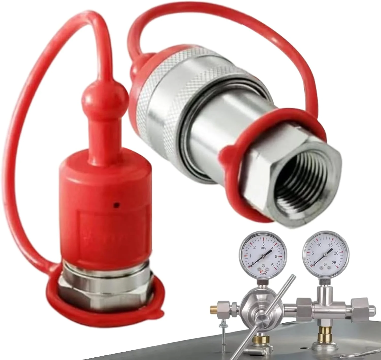 کوپلینگ های هیدرولیک سریع | اتصالات اتصال سریع هیدرولیک با درپوش گرد و غبار، ابزار انتقال سیال با استحکام بالا و سنگین برای ماشین آلات صنعتی و تجهیزات کشاورزی