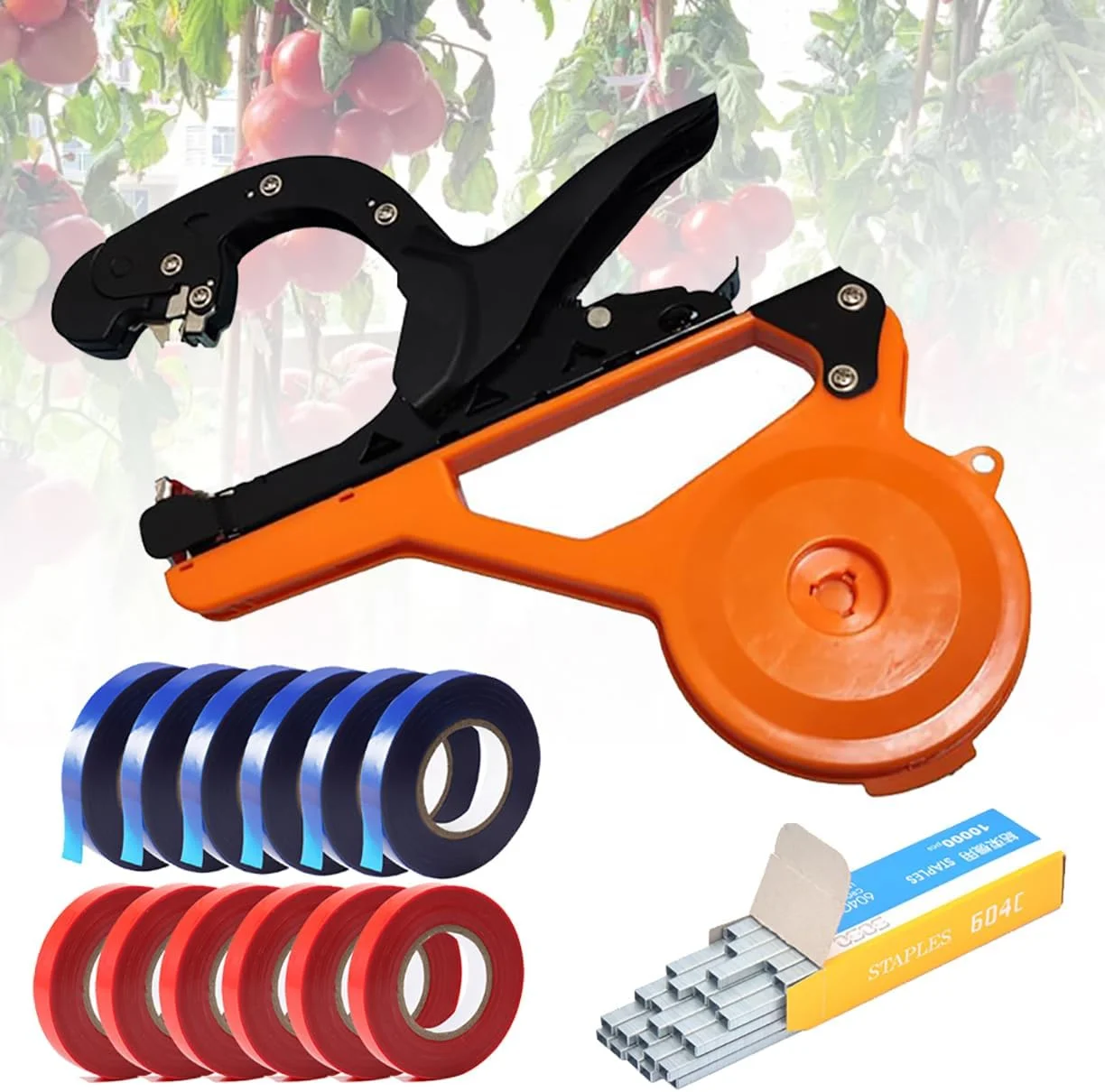 دستگاه گره زن دستی کشاورزی، طراحی ارگونومیک برای انگور/تمشک، تیغه فولادی منگنز با بیش از 6000 چرخه