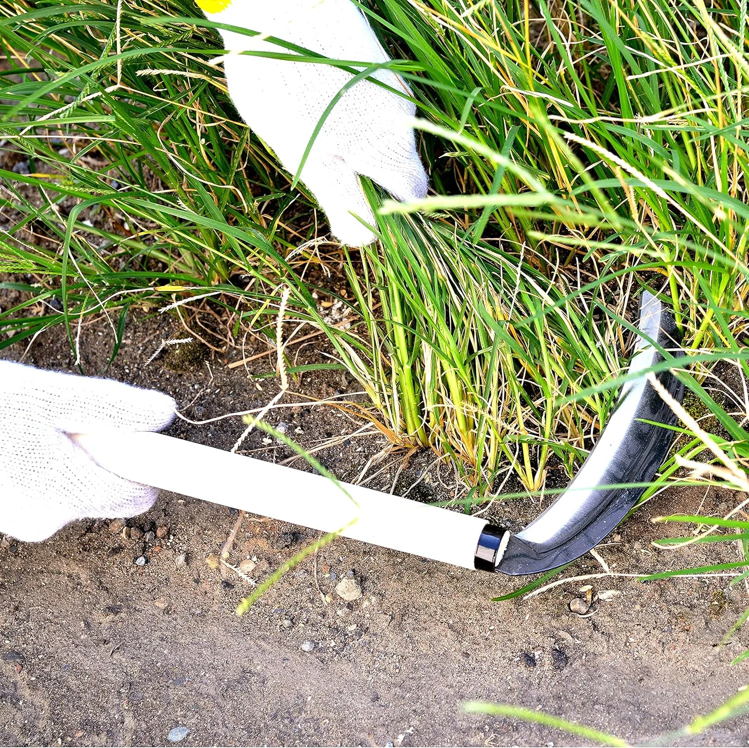 داس علف زنی کاکوری، ابزار باغبانی 7.6 اینچی، داس علف هرز کنی کاما به سبک ژاپنی، تیغه فولاد کربنی