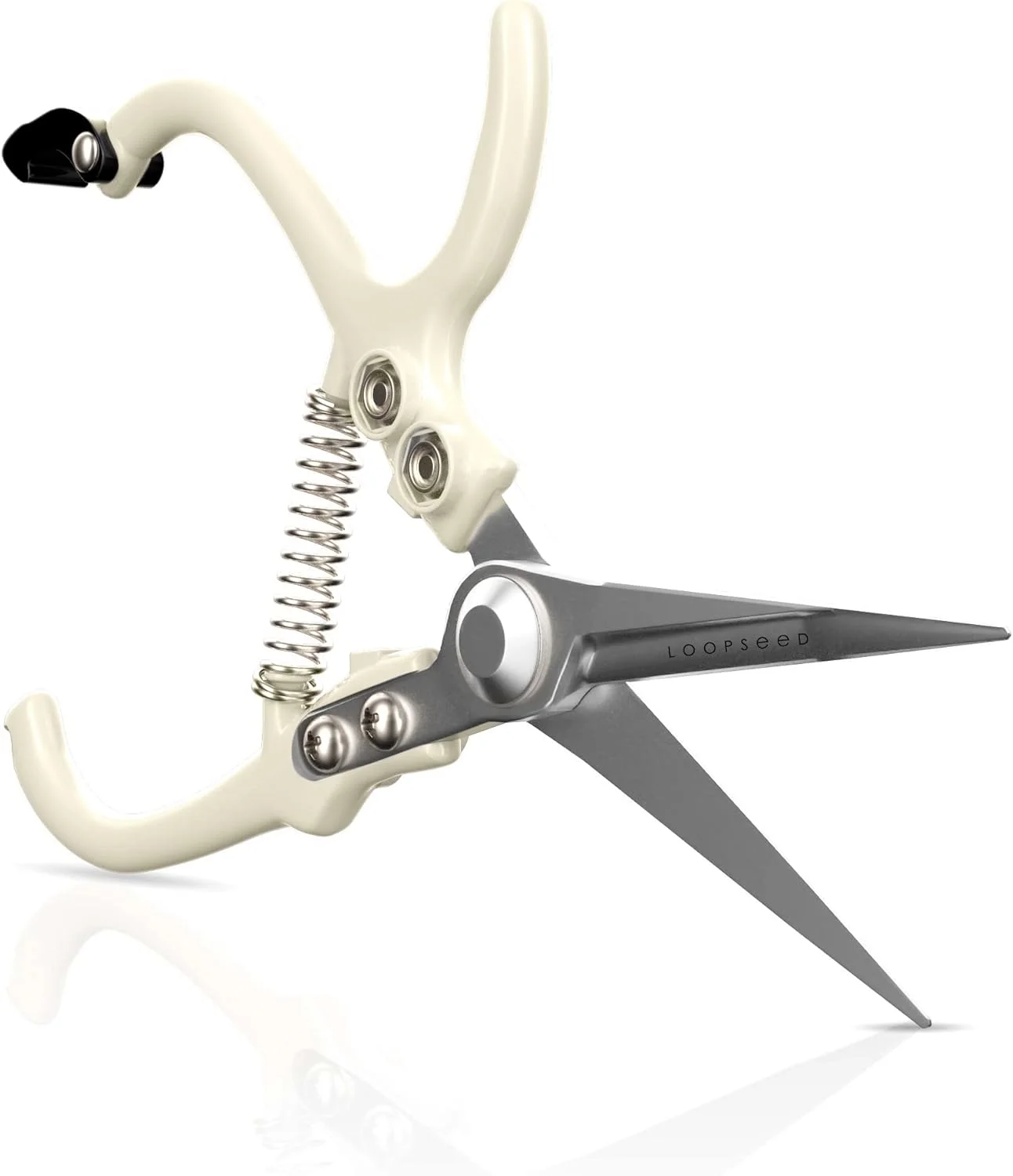 قیچی باغبانی LOOPSEED، قیچی هرس گیاهان، قیچی دستی دقیق، قیچی گیاهان دارویی، قیچی گل، قیچی بونسای، تیغه تیز مستقیم، نوک باریک، دسته ارگونومیک، ابزار باغبانی (کرم کلاسیک)