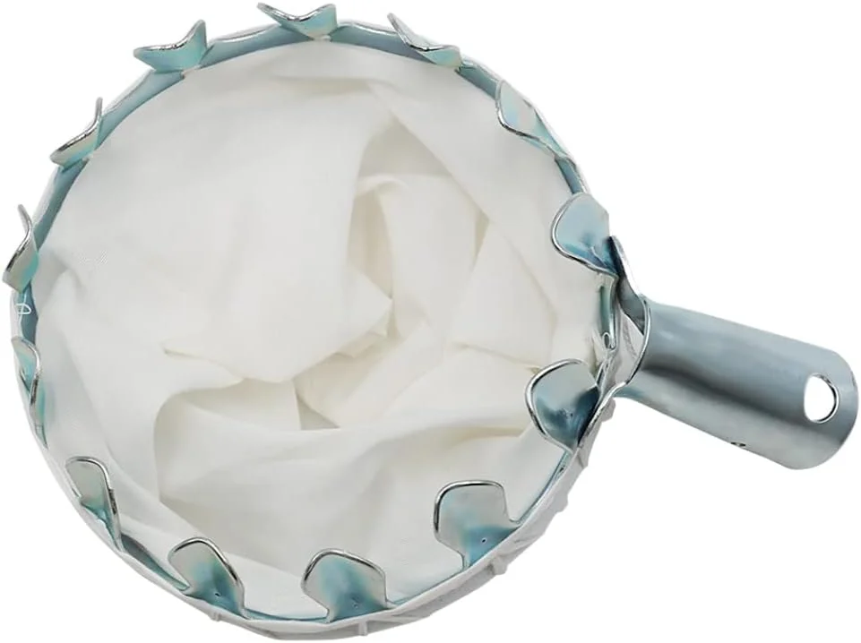 سر سبد میوه چین BaiBnn، ابزار چیدن میوه، سبد فلزی چیدن میوه، ابزار باغبانی کشاورزی، سبد سر میوه چین برای باغ