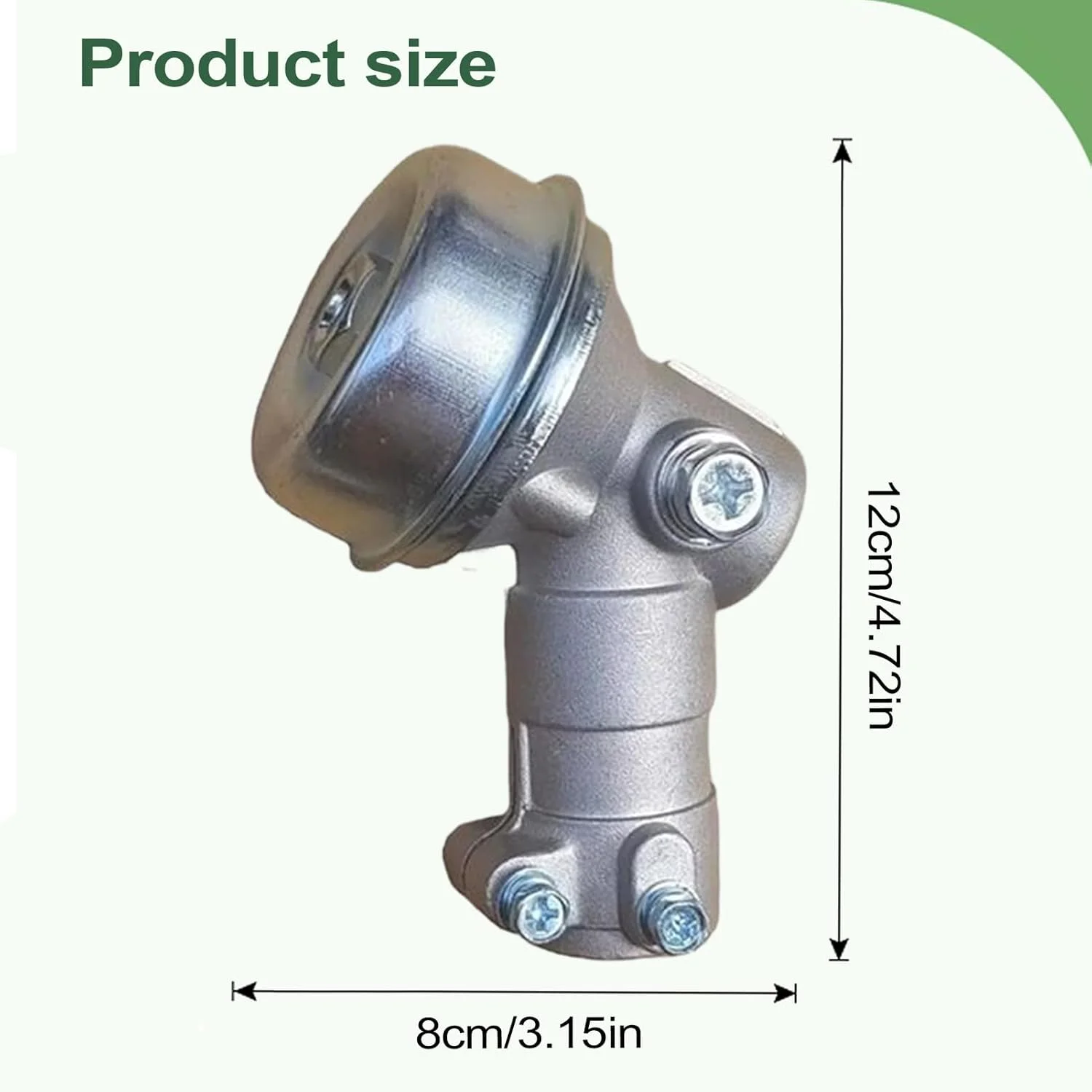 Lawn Mower Gear Replacement Head - Lawn Mower Grass Trimmer Accessories - Aluminum Alloy Replacement Tool Quick-Change Accessories for Garden Commercial Outdoor Park Agricultural Golf Course