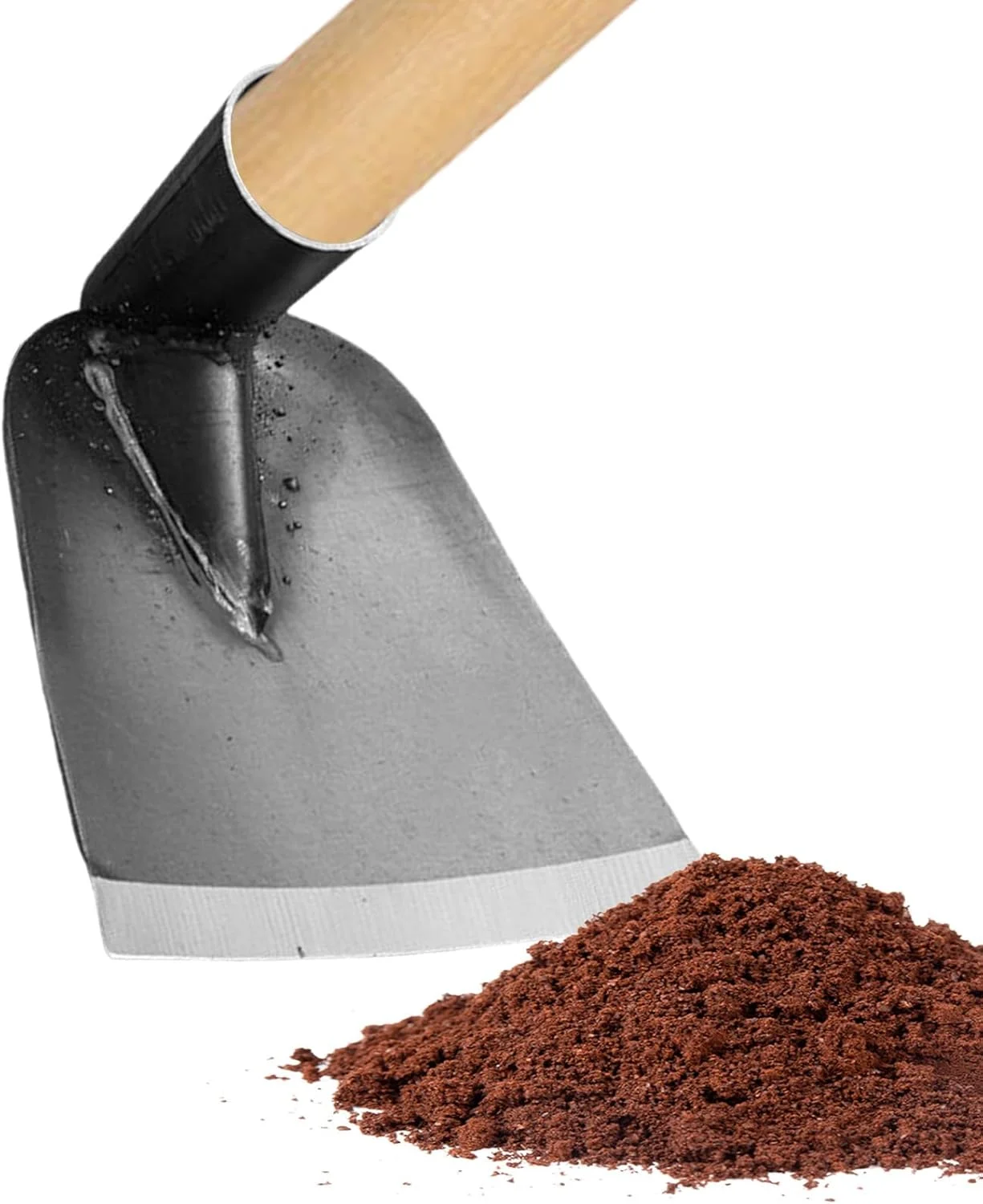 بیلچه باغبانی، بیلچه فولادی منگنز برای وجین، ابزار دستی سنگین برای شخم زدن و سست کردن خاک در چمنزار و باغچه خانگی