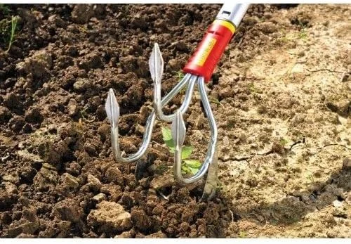 وجین کن چند ستاره WOLF Garten بدون دسته (نقره ای، وجین کن IE-M)