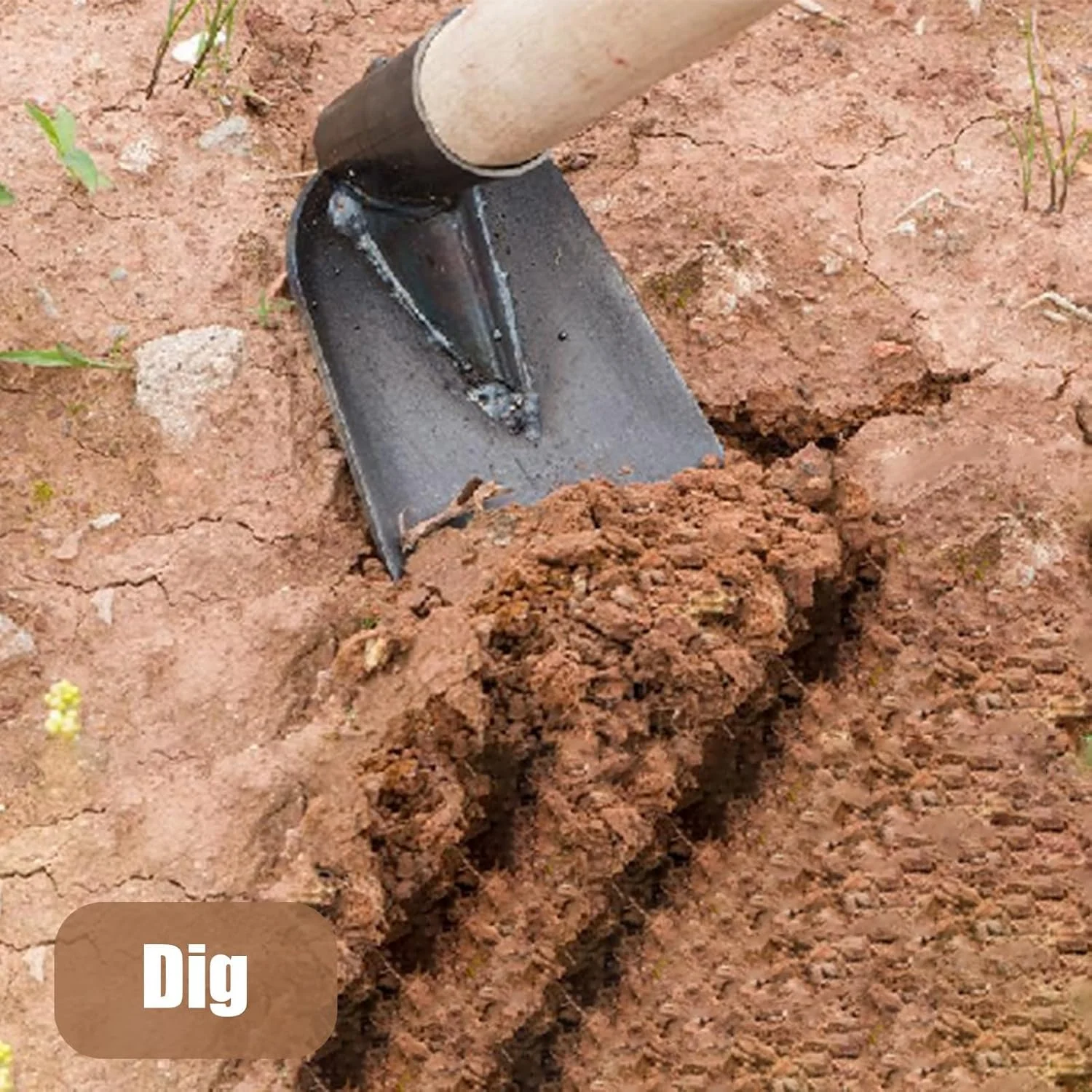 ابزار باغبانی بیلچه، بیلچه وجین کاری و حفاری برای کشاورزی سبزیجات - ابزار دستی سنگین حذف کننده علف های هرز قطعات جایگزین کولتیواتور برای باغبانان زن و مرد