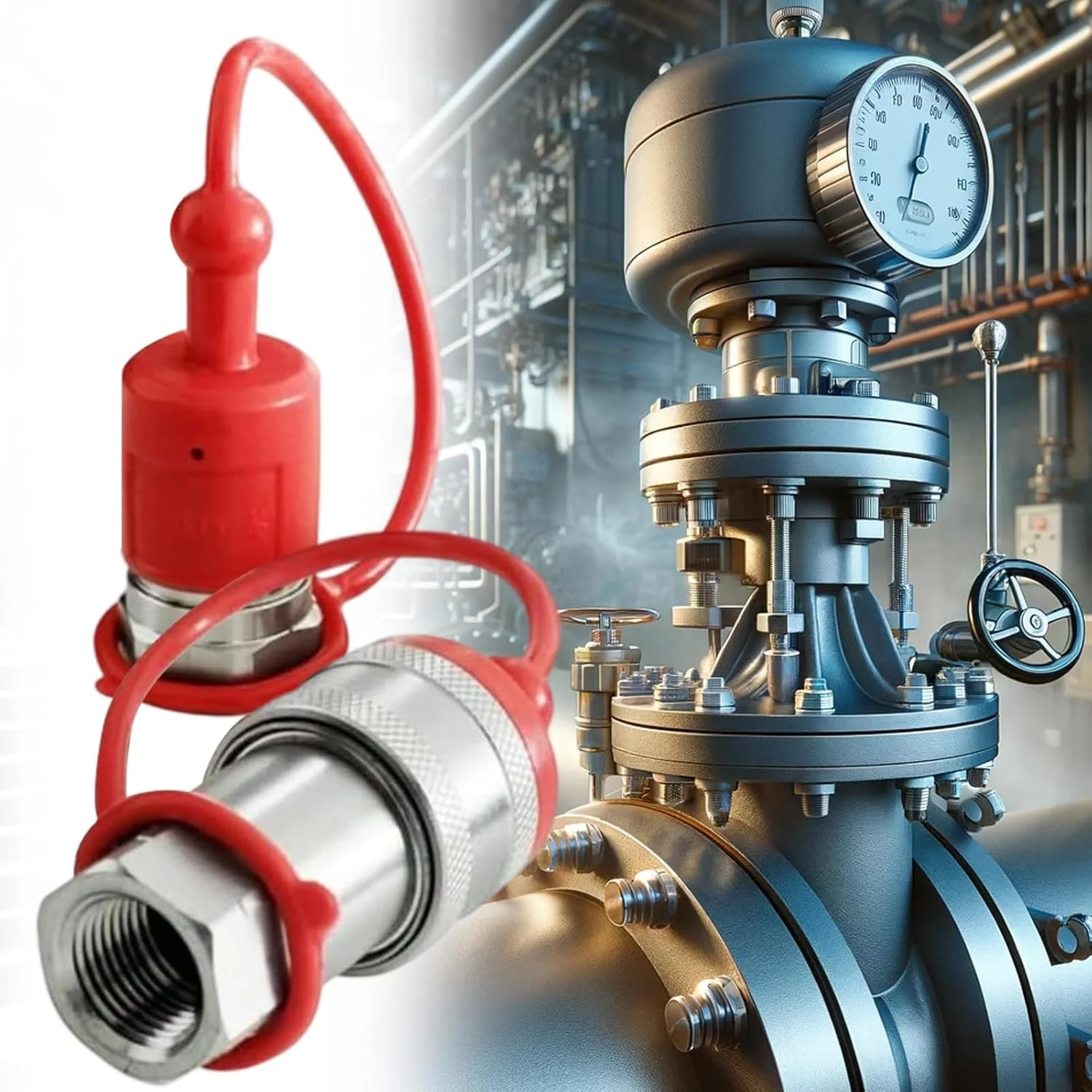 اتصالات اتصال سریع هیدرولیک، کوپلینگ های هیدرولیک اتصال سریع با پوشش گرد و غبار | ابزار انتقال سیال با استحکام بالا و سنگین برای ماشین آلات صنعتی و تجهیزات کشاورزی