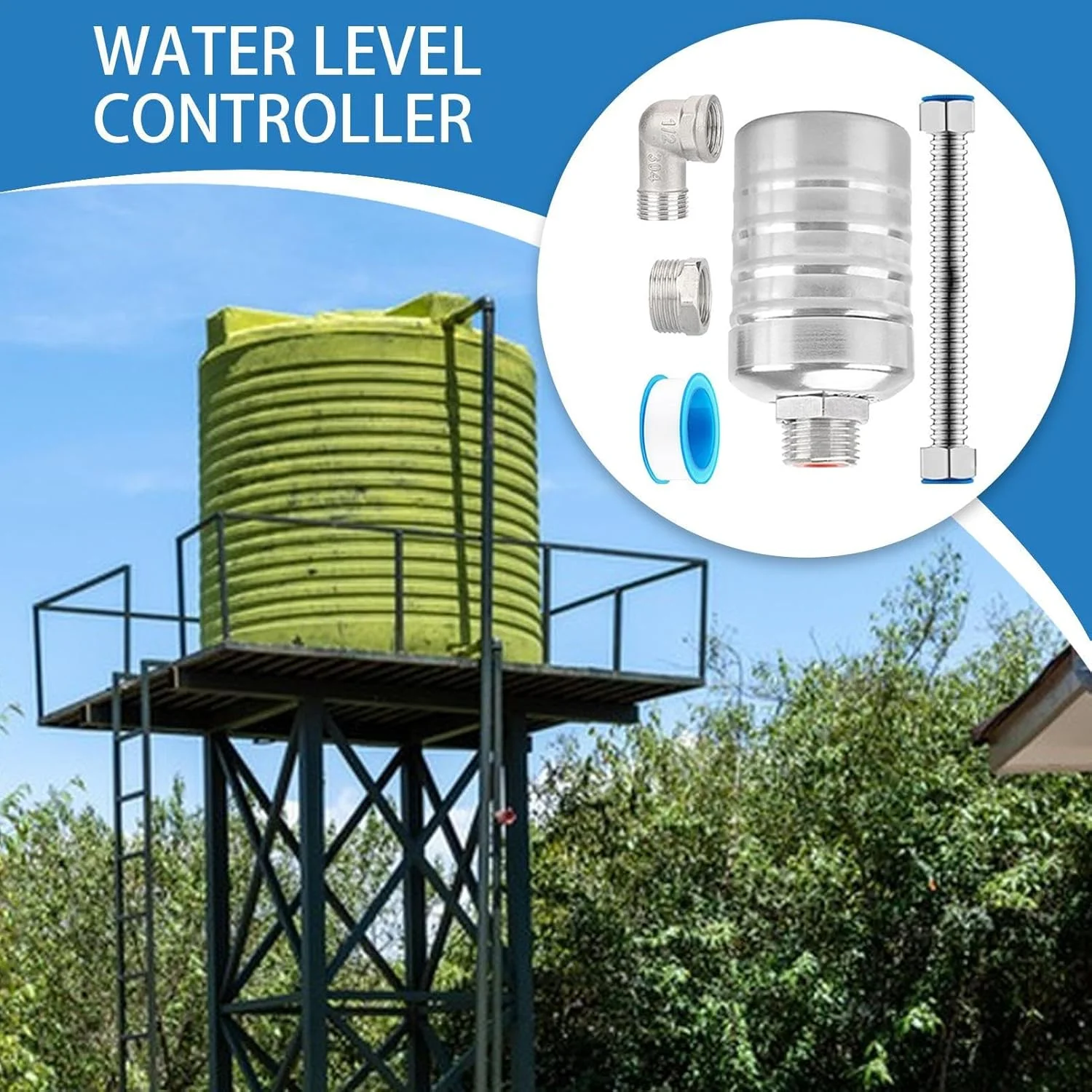 شیر شناور، شیر کنترل کننده خودکار مخزن آب - ابزارهای مدیریت مایعات ضد نشت برای برج تقطیر مخزن دام کشاورزی