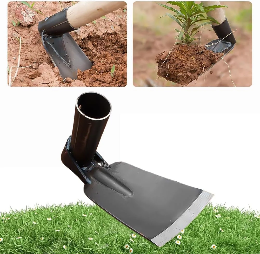 بیلچه کوچک خاکبرداری LYEAA، ابزار باغبانی و وجین کاری دستی (مدل C)