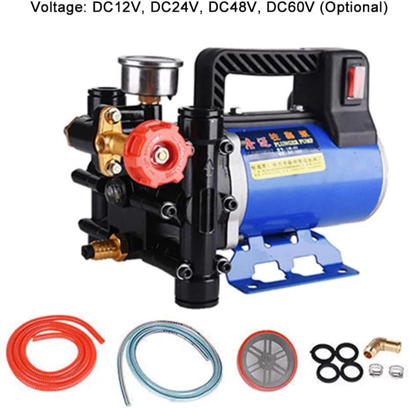 پمپ پیستونی دو سیلندر برقی، ابزار آبیاری و سمپاشی با فشار بالا برای باغ، کارواش خودرو و آبیاری کشاورزی