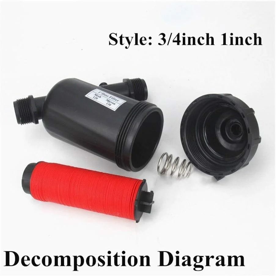 NEOCHY Pipe Repair Tools 2pcs 3/4"~1.5Inch Y Type Disc Filter With PE/PVC Joint 120Mesh Filter Element Agricultural Garden Irrigation Syetem Water Filtration (Color : 2pcs, Diameter : 1.2 inch(DN32)