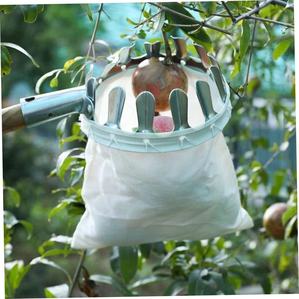 Fruit Picker Head Basket Fruit Picking Tools Fruits Catcher Metal Fruit Picker Agricultural Garden Hardware Tools Fruit Picker Head Basket Fruit Picker