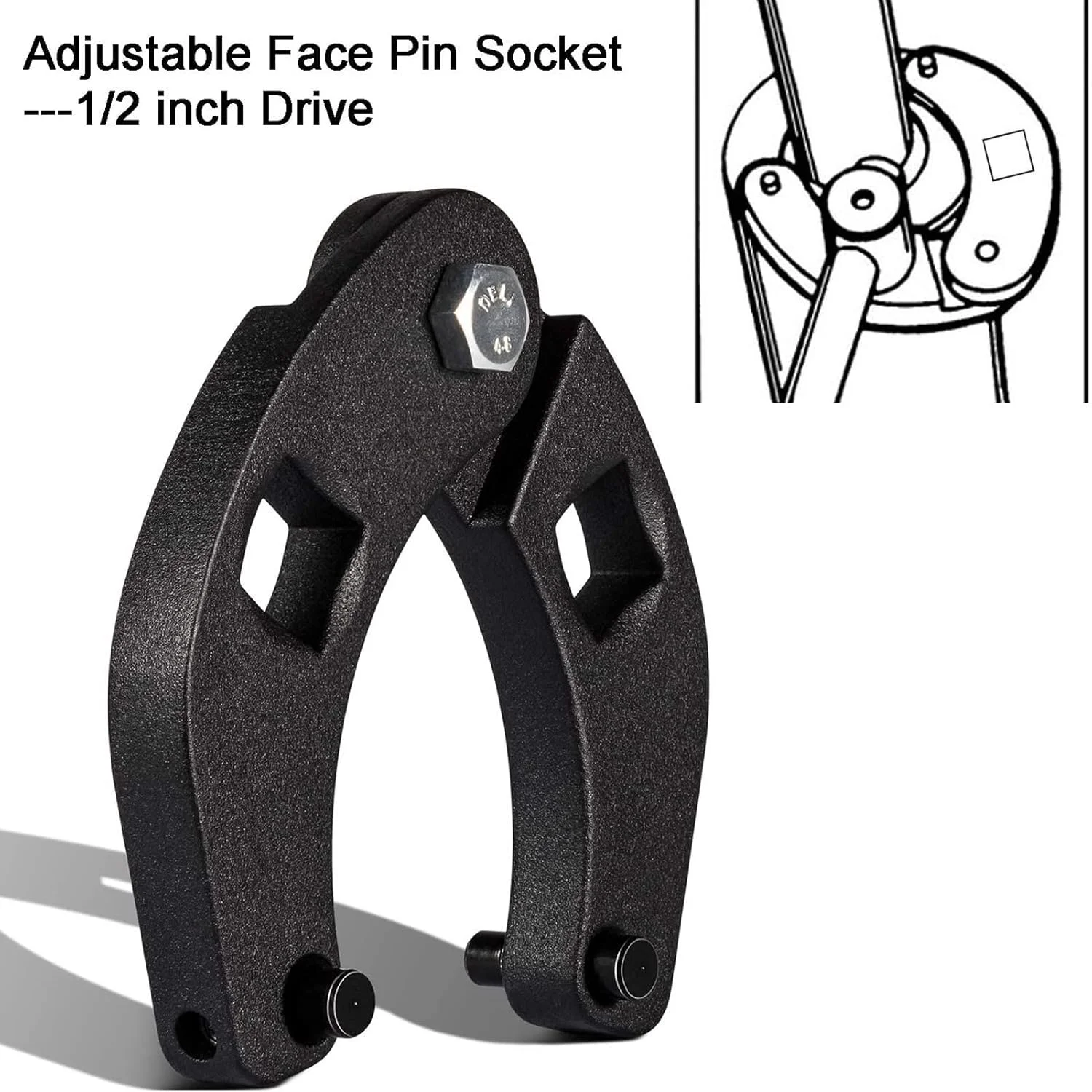 آچار مهره گلند قابل تنظیم Starrypxl 7463 فولاد کربنی ضد اکسیداسیون ضد ضربه لودرهای کشاورزی لودرهای تراکتور جمع و جور ابزار بادوام