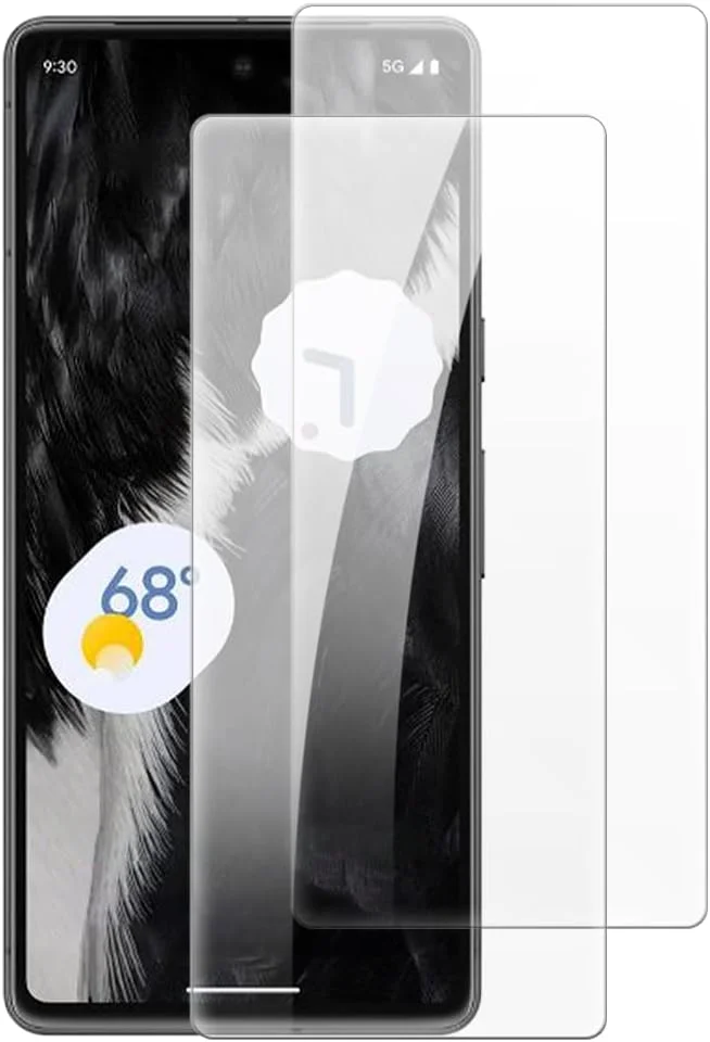 Shantime [بسته 2 عددی] محافظ صفحه نمایش شیشه ای حرارت دیده سازگار با Google Pixel 7 5G (6.3 اینچ)، HD شفاف ضد خش بدون حباب، سازگار با قاب