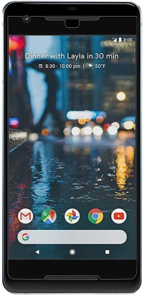 محافظ صفحه نمایش شیشه ای حرارت دیده ZCLINXHEFSDSS گوشی هوشمند 10 عددی برای گوگل پیکسل 2، ضخامت 0.26 میلی متر، سختی سطح 9H، ضد انفجار، محافظ صفحه نمایش LCD