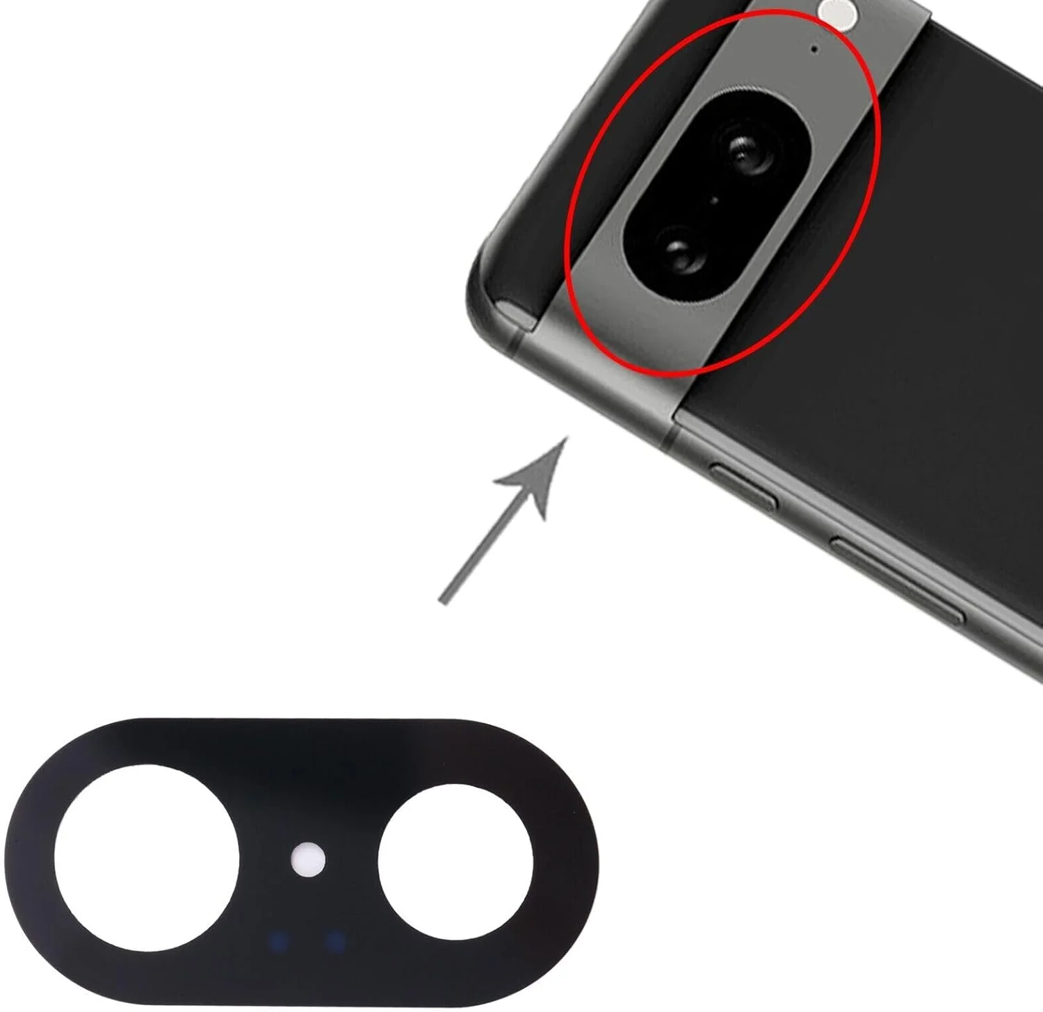 YuYue Electronic Rear Camera Lens Glass Replacement Replacement Compatible with Google Pixel 8 5G 6.2 Inch YuYue Electronic Rear Camera Lens Glass Replacement Replacement Compatible with Google Pixel 8 5G 6.2 Inch