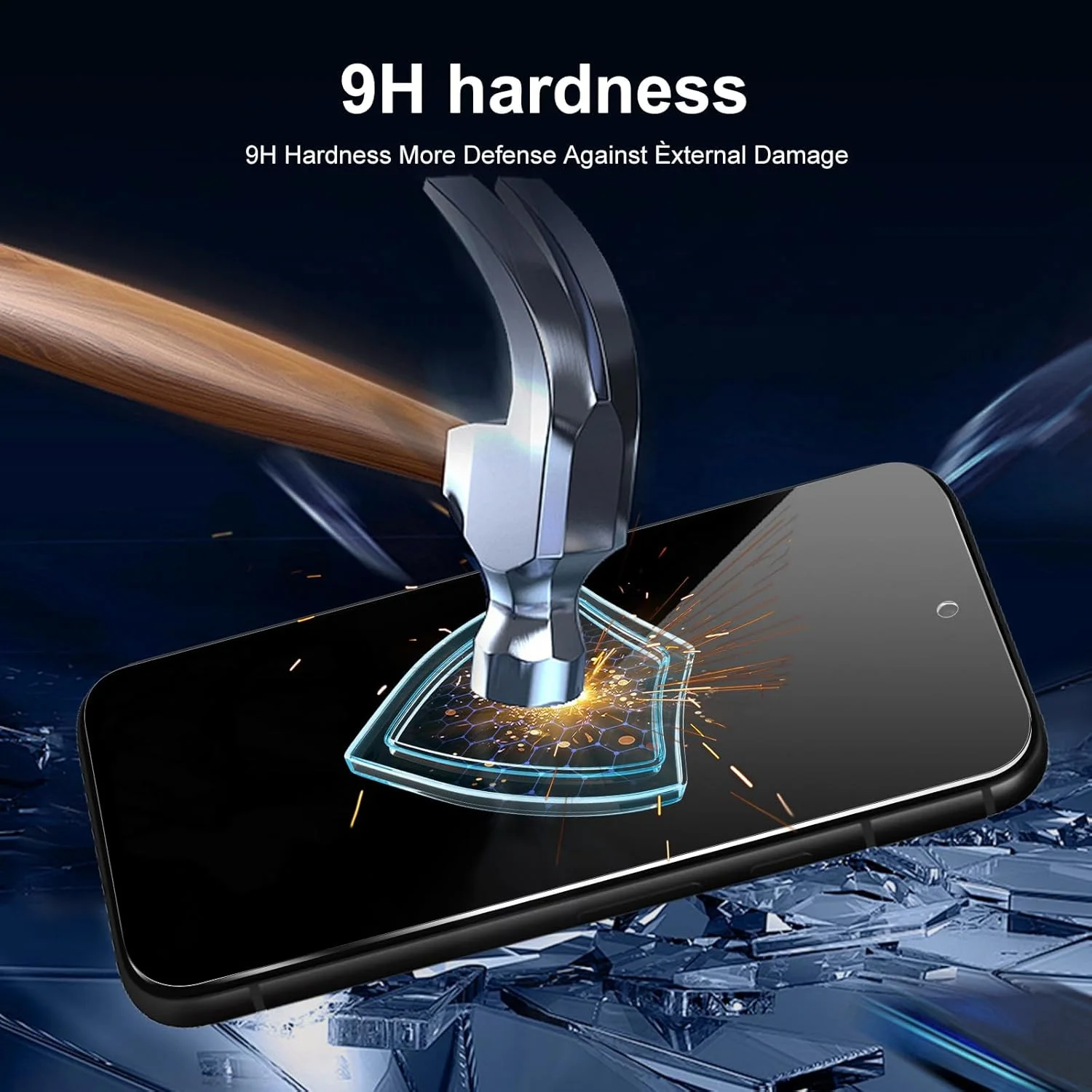 QZGWDY 2 Pack Privacy Screen Protector for Google Pixel 8A, Bubble-Free, Durable, 9H Hardness Glass QZGWDY 2 Pack Privacy Screen Protector for Google Pixel 8A, Bubble-Free, Durable, 9H Hardness Glass