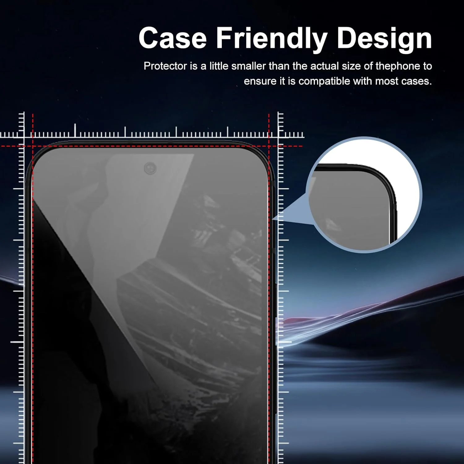 QZGWDY 2 Pack Privacy Screen Protector for Google Pixel 8A, Bubble-Free, Durable, 9H Hardness Glass QZGWDY 2 Pack Privacy Screen Protector for Google Pixel 8A, Bubble-Free, Durable, 9H Hardness Glass