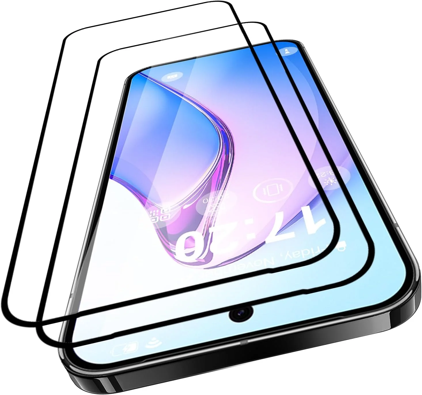 محافظ صفحه نمایش شیشه ای حرارت دیده VideoSecu بسته 2 عددی برای Google Pixel 9 Pro XL، محافظ صفحه نمایش شیشه ای حرارت دیده با سختی 9H HD بدون حباب - دقت لمسی 100٪، مقاوم در برابر خراش، ضد روغن، کامل