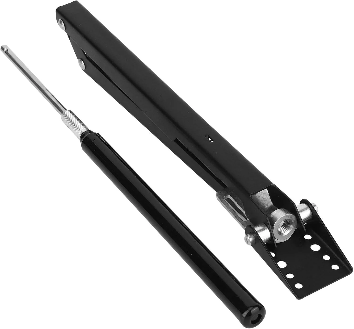 کیت بازکننده پنجره گلخانه WRQzxcv آلیاژ آلومینیوم ابزار تهویه اتوماتیک لوازم کشاورزی مشکی