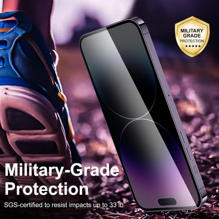 محافظ صفحه نمایش حریم خصوصی شیشه ای حرارتی chejuza برای Google Pixel 9 Pro XL 5g [بسته 2 عددی]، سختی 9H، شیشه محافظ پوشش کامل، ضد جاسوسی، محافظ صفحه نمایش HD بدون حباب