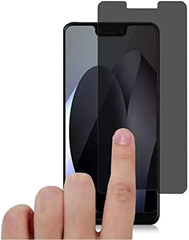 محافظ صفحه نمایش شیشه ای ضد جاسوسی AISELAN برای گوگل پیکسل 3 - شیشه حرارت دیده ممتاز، شفاف، ضد خش و حفظ حریم خصوصی برای گوگل پیکسل 3 (2 عددی)