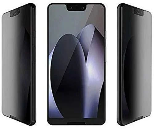 محافظ صفحه نمایش شیشه ای ضد جاسوسی AISELAN برای گوگل پیکسل 3 - شیشه حرارت دیده ممتاز، شفاف، ضد خش و حفظ حریم خصوصی برای گوگل پیکسل 3 (2 عددی)