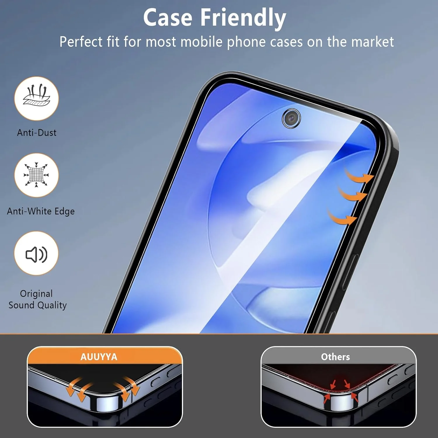 AUUYYA [2 عدد محافظ صفحه نمایش شیشه ای حرارت دیده برای گوگل پیکسل 9a، شفاف HD با کیت نصب بدون گرد و غبار – سختی 9H] محافظ ضد خش شیشه ای [ضد اثر انگشت] [ضد حباب]