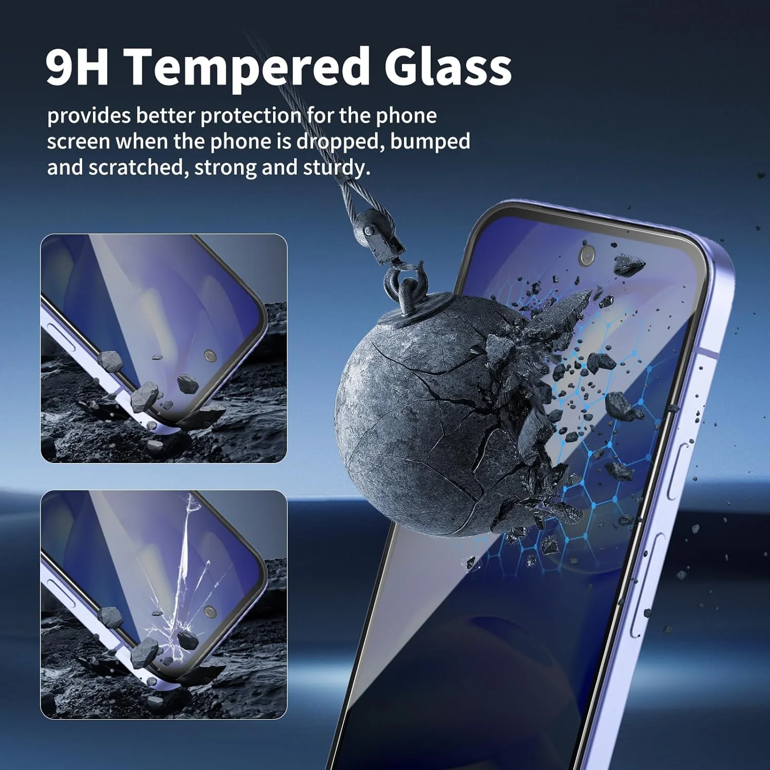 محافظ صفحه نمایش حریم خصوصی BIESHKJ برای گوگل پیکسل 9a، بسته 3 عددی، فیلم محافظ شیشه ای حرارت دیده با وضوح بالا، نصب آسان، سختی 9H، مقاوم در برابر خراش، ضد اثر انگشت محافظ صفحه نمایش حریم خصوصی BIESHKJ برای گوگل پیکسل 9a، بسته 3 عددی، فیلم محافظ شیشه ای حرارت دیده با وضوح بالا، نصب آسان، سختی 9H، مقاوم در برابر خراش، ضد اثر انگشت