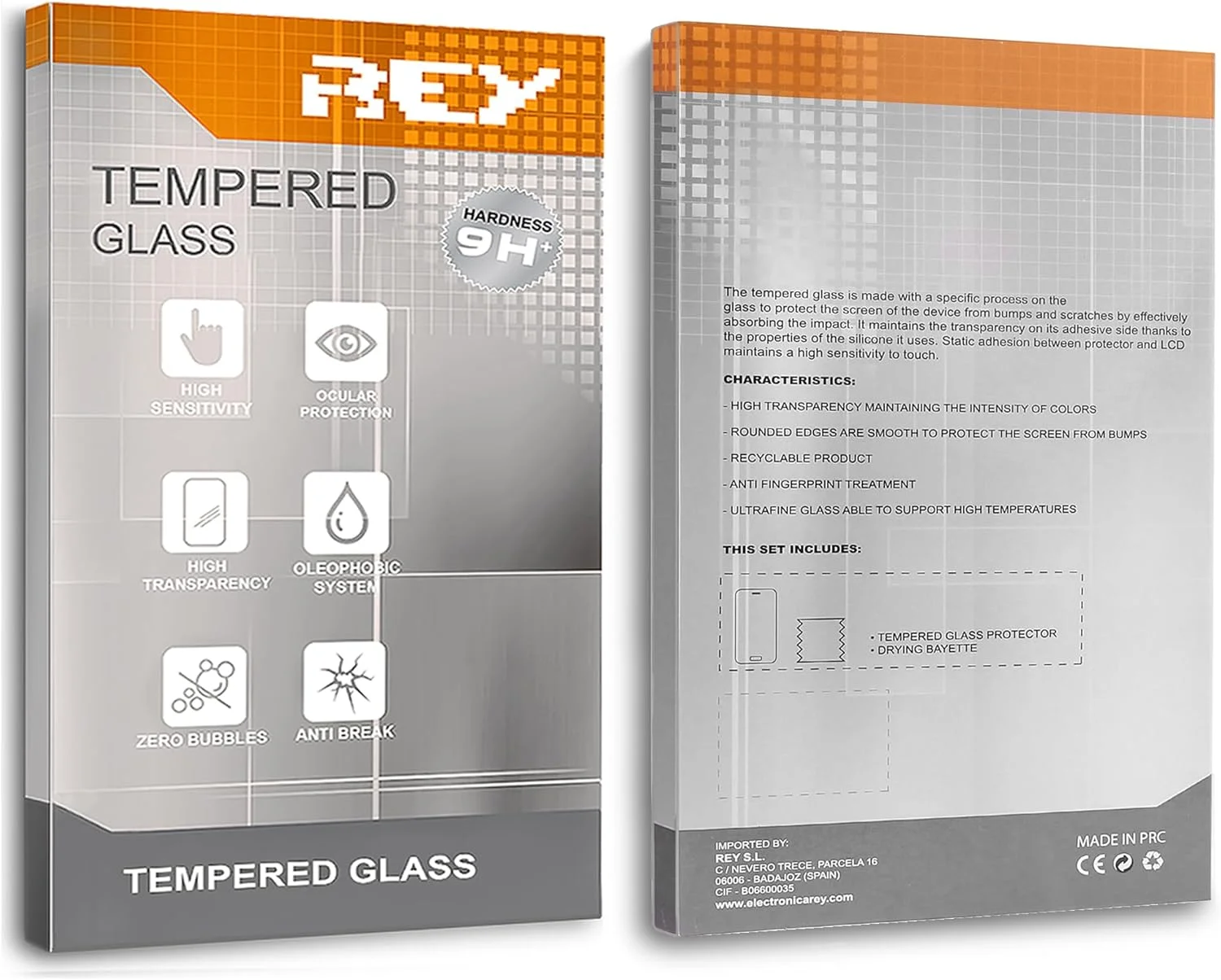 REY Pack of 3 Tempered Glass Screen Protectors for Google Pixel 8A, Screen Protector, Screen Protector 9H+ Hardness, Anti-Scratch Oil Bubbles REY Pack of 3 Tempered Glass Screen Protectors for Google Pixel 8A, Screen Protector, Screen Protector 9H+ Hardness, Anti-Scratch Oil Bubbles