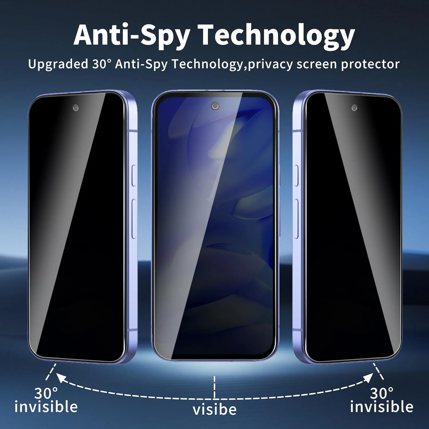 محافظ صفحه نمایش حریم خصوصی BIESHKJ برای گوگل پیکسل 9a، بسته 3 عددی، فیلم محافظ شیشه ای حرارت دیده با وضوح بالا، نصب آسان، سختی 9H، مقاوم در برابر خراش، ضد اثر انگشت محافظ صفحه نمایش حریم خصوصی BIESHKJ برای گوگل پیکسل 9a، بسته 3 عددی، فیلم محافظ شیشه ای حرارت دیده با وضوح بالا، نصب آسان، سختی 9H، مقاوم در برابر خراش، ضد اثر انگشت