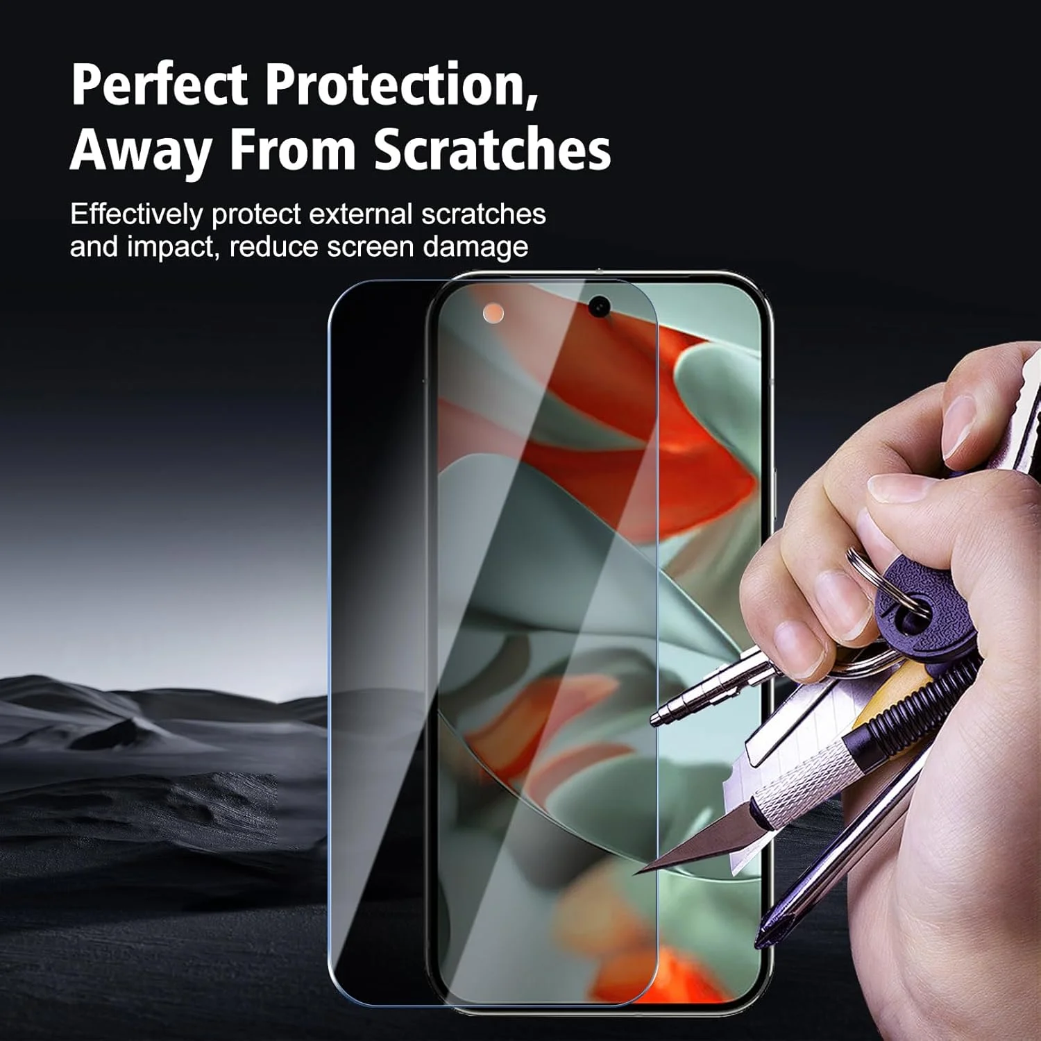 محافظ صفحه نمایش حریم خصوصی CYYAGE دو عددی برای Google Pixel 9 Pro XL، محافظ شیشه ای حرارت دیده ضد جاسوسی با سختی 9H، ضد خش محافظ صفحه نمایش حریم خصوصی CYYAGE دو عددی برای Google Pixel 9 Pro XL، محافظ شیشه ای حرارت دیده ضد جاسوسی با سختی 9H، ضد خش