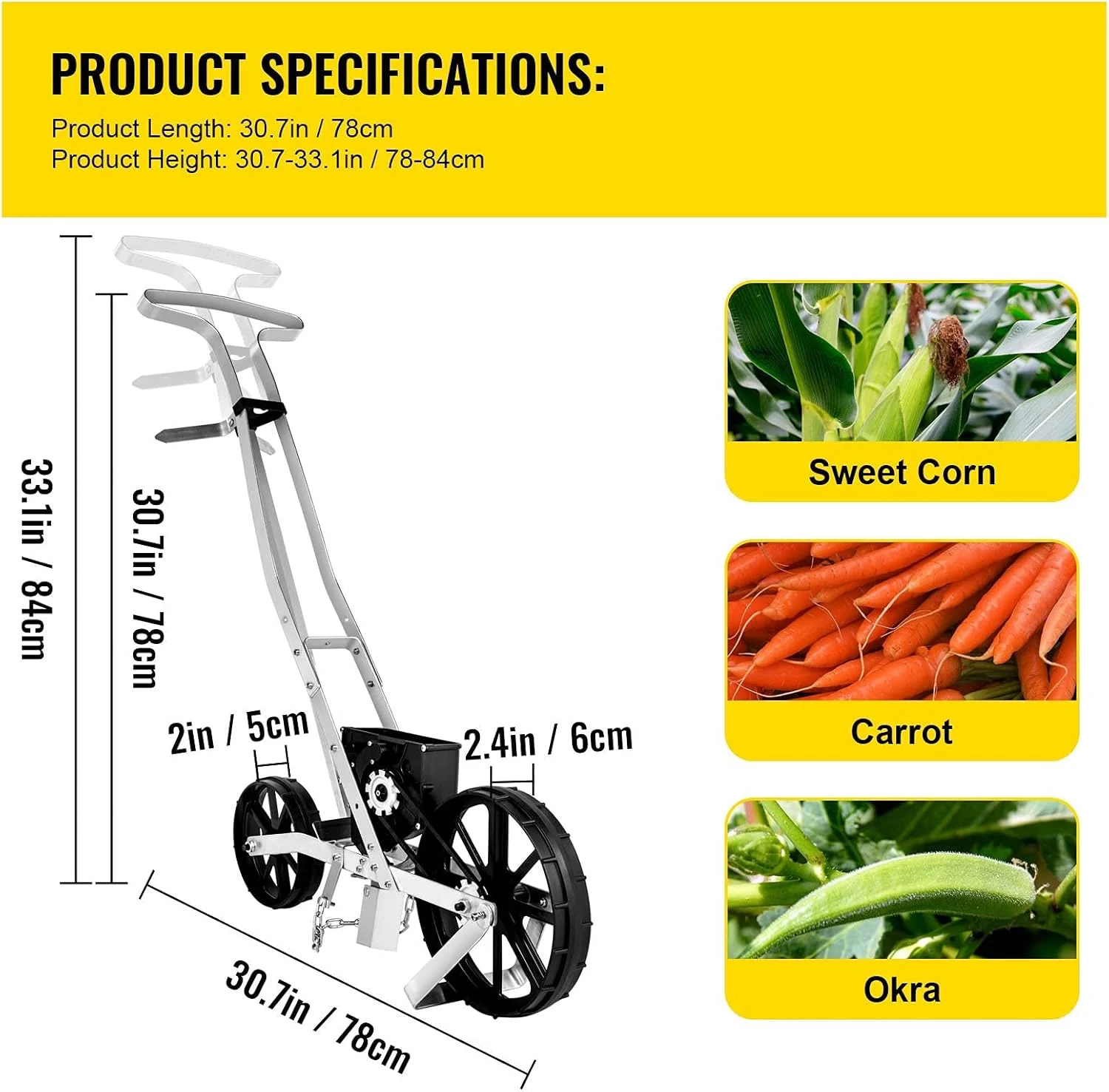ابزار مکانیکی Raitron، بذرکار ردیفی کشاورزی با 6 صفحه بذر، پخش کننده دقیق پنبه، بذرکار سبزیجات، گندم، ذرت، بادام زمینی، ابزار سنگین