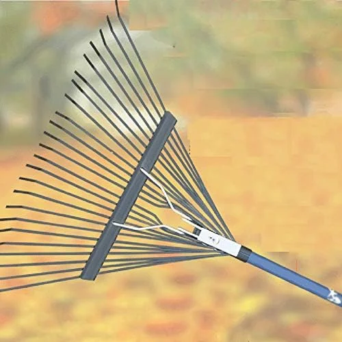 شن کش برگ، شن کش باغبانی، شن کش چمن، ابزار باغبانی کشاورزی برای جمع آوری برگ های ریخته و یونجه، 2 سایز (رنگ: A، سایز: 145x60cm) شن کش برگ، شن کش باغبانی، شن کش چمن، ابزار باغبانی کشاورزی برای جمع آوری برگ های ریخته و یونجه، 2 سایز (رنگ: A، سایز: 145x60cm)