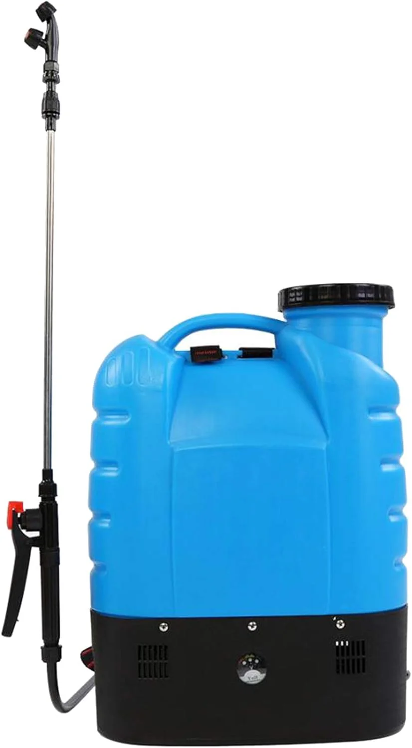 سمپاش پشتی باغبانی JDOSHIS، سمپاش برقی پشتی 16 لیتری با فشار بالا برای کشاورزی، دستگاه مه پاش فوق العاده حجیم، ابزار آبیاری