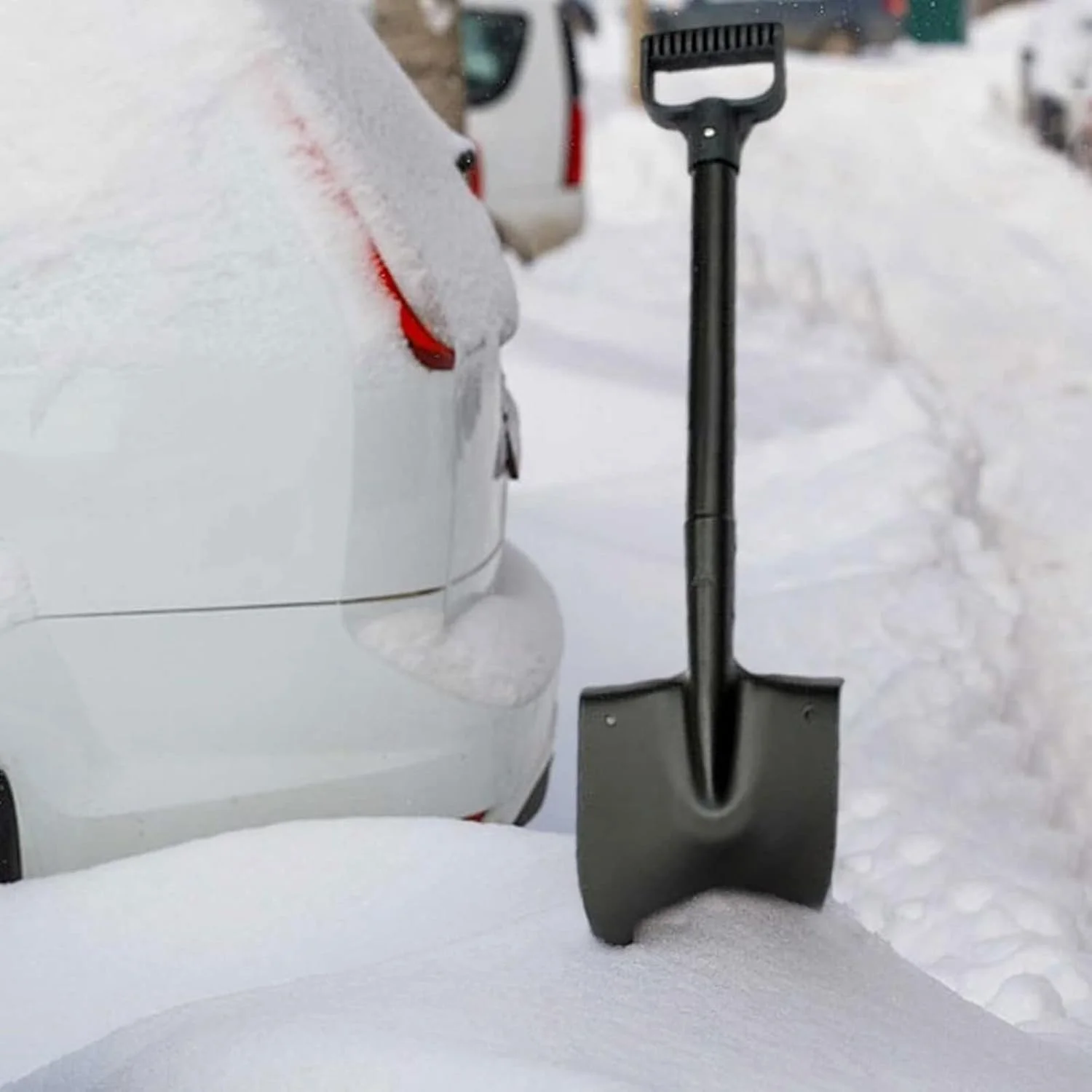 بیل باغبانی COKYIS، بیل برفی، بیل برای حفاری، بیل گرد با دسته خوش فرم، بیل باغچه، بیل باغبانی، بیل کمپینگ، ابزار کشاورزی