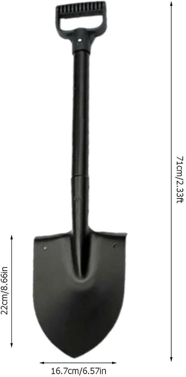 بیل باغبانی COKYIS، بیل برفی، بیل برای حفاری، بیل گرد با دسته خوش فرم، بیل باغچه، بیل باغبانی، بیل کمپینگ، ابزار کشاورزی