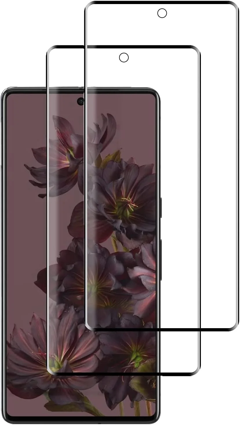 محافظ صفحه نمایش شیشه ای برای گوگل پیکسل 7 پرو 5G 6.7 اینچ شفاف بسته 2 عددی