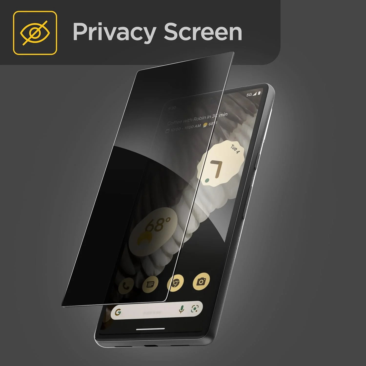 محافظ صفحه نمایش حریم خصوصی MagGlass طراحی شده برای Google Pixel 7a، محافظ صفحه نمایش ضد جاسوسی (سازگار با حسگر اثر انگشت نیست) محافظ صفحه نمایش حریم خصوصی MagGlass طراحی شده برای Google Pixel 7a، محافظ صفحه نمایش ضد جاسوسی (سازگار با حسگر اثر انگشت نیست)