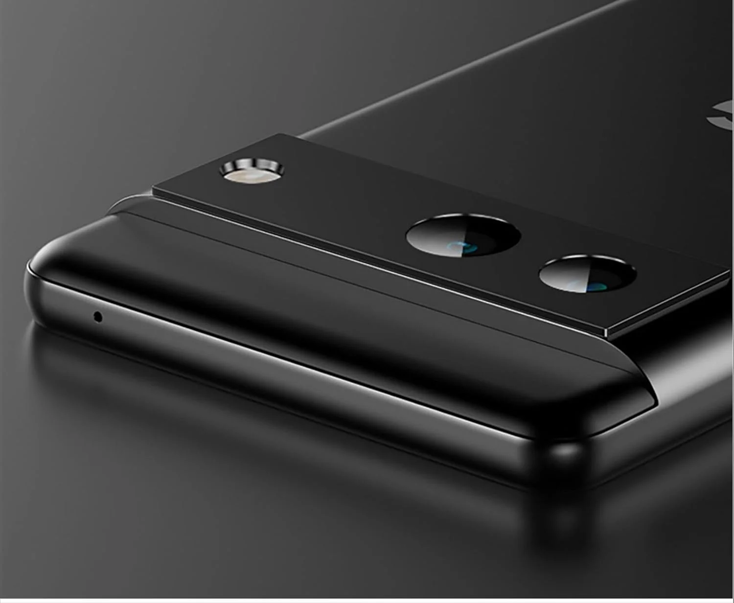 محافظ دوربین کامل GIOPUEY سازگار با Google Pixel 8a، [محافظت دوگانه] حلقه فلزی + شیشه محافظ، محافظت از دوربین - مشکی