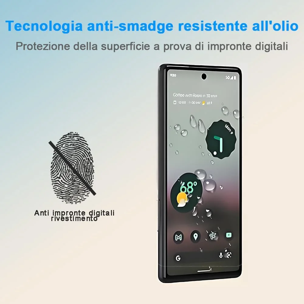 محافظ صفحه نمایش شیشه ای حرارت دیده هیگموک Google Pixel 6A (6.1 اینچ) [2 عدد] شفاف HD ضد خش و بدون حباب